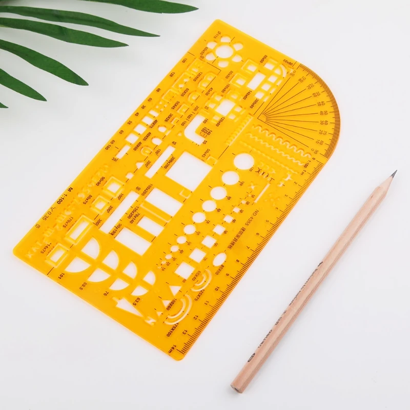

Hot Professional Universal Furniture Construction Architect Template Ruler 1:100 Q1JC