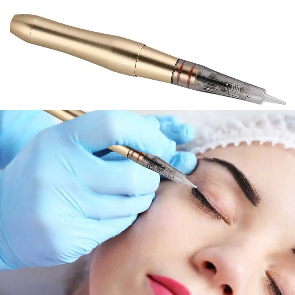 

Painless Electronic Permanent Makeup Machine With Controller Professional Eyebrow lip Tattoo kit Microblading Tatto Gun US Plug