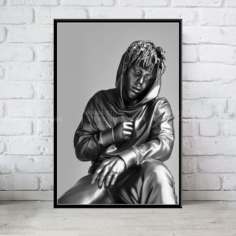 J100 Juice WRLD Rapper Star Rap Music Singer популярный альбом в стиле хип-хоп настенная Картина на