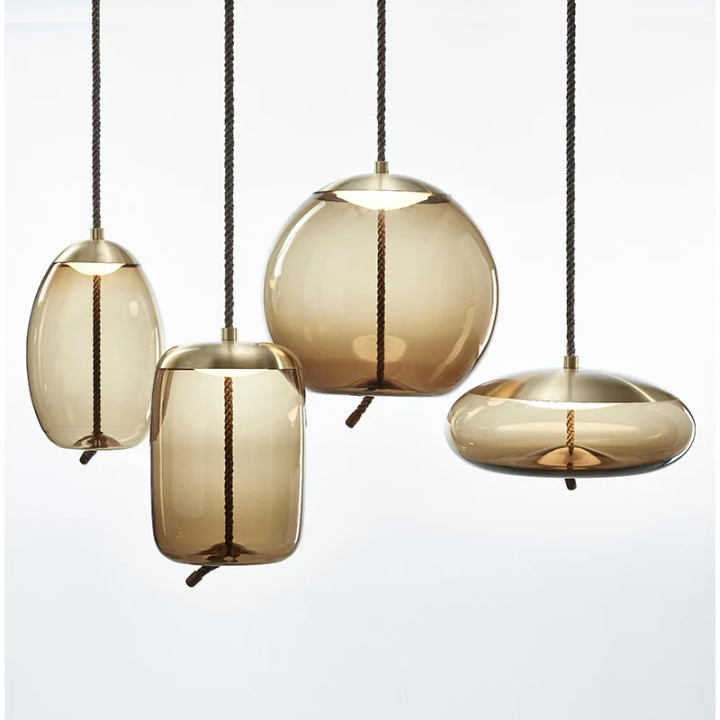 

BROKIS Knot Pendant Lights Glass Pendant Lamp Living Room Bedroom Bedside Lights Scandinavian Luminaire Suspendu Hanging Lights