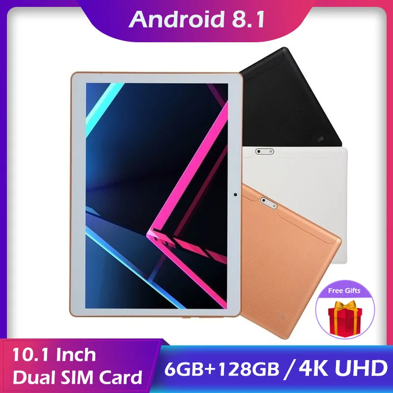 2020 супер планшет Android 8 1 6 г + 128 смарт-планшеты 10 дюйма 4 планшеты Wi-Fi Bluetooth GPS