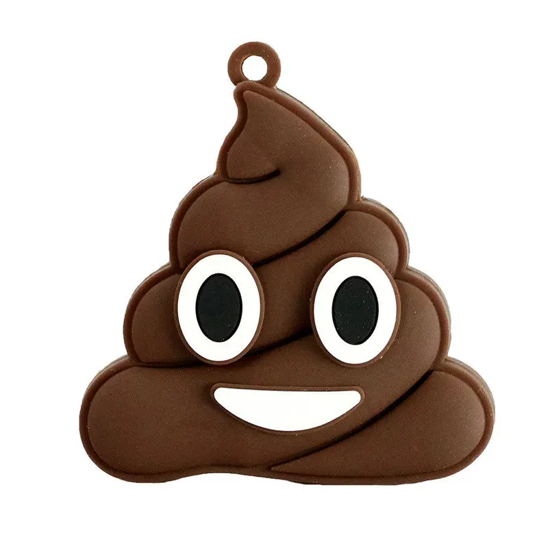 Brown Симпатичная игрушка эмоция флэш-накопитель usb мультфильм Poo Форма внешняя карта памяти флеш-накопитель 4 ГБ 8 ГБ 16 ГБ 32 ГБ мини подарок - Цвет: Brown