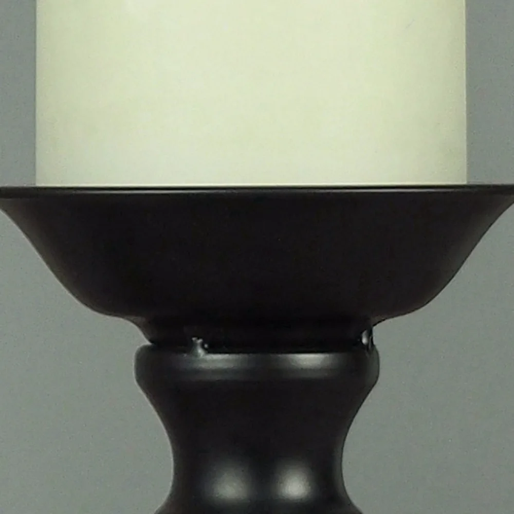 Подсвечник из черного металла Рождественский домашний декор высокое качество