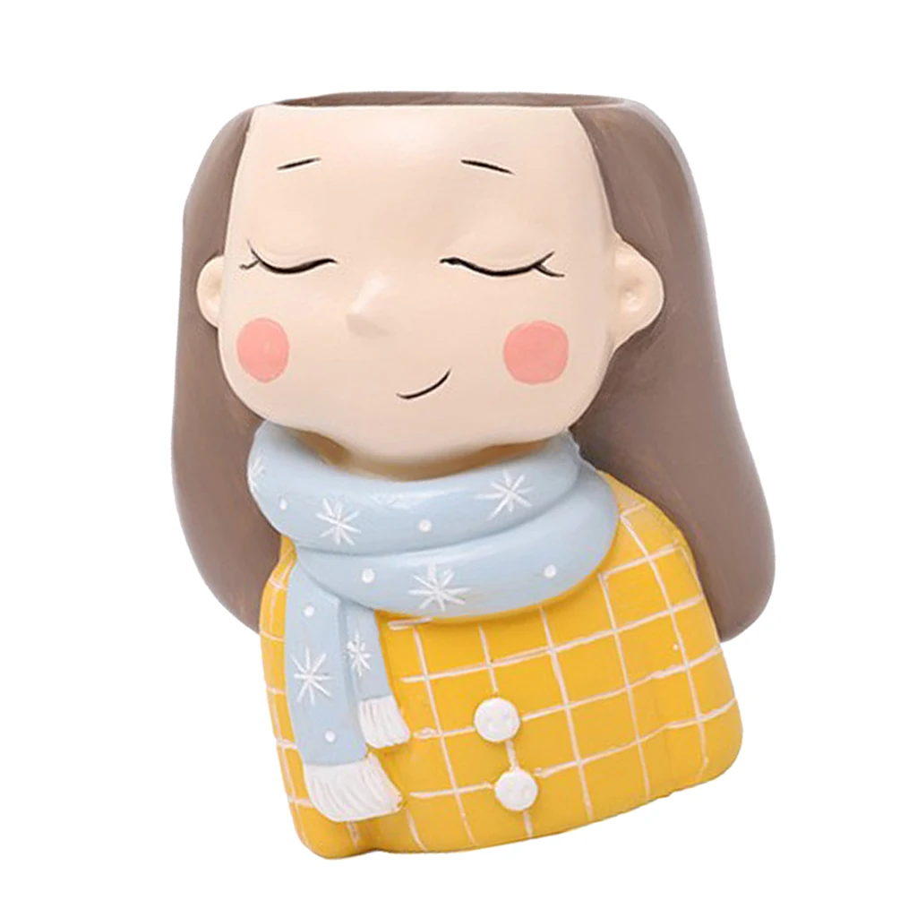 Цветочный горшок для девочек цветочный кактус бонсай дома и сада декоративный