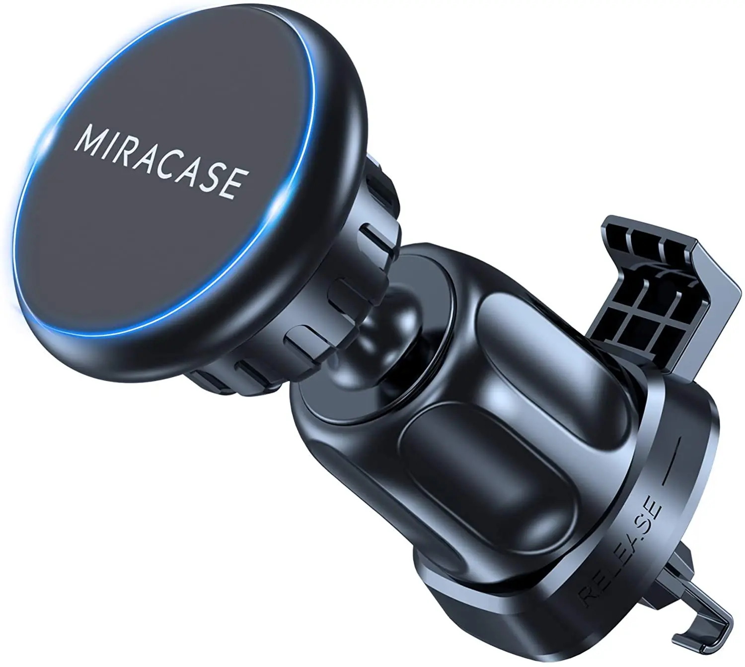 

Miracase Car Phone Holder, Universal Magnetic Mobile Phone Mount [Vent Clip&Strong Magnet] Hands Free Kits Compatible with