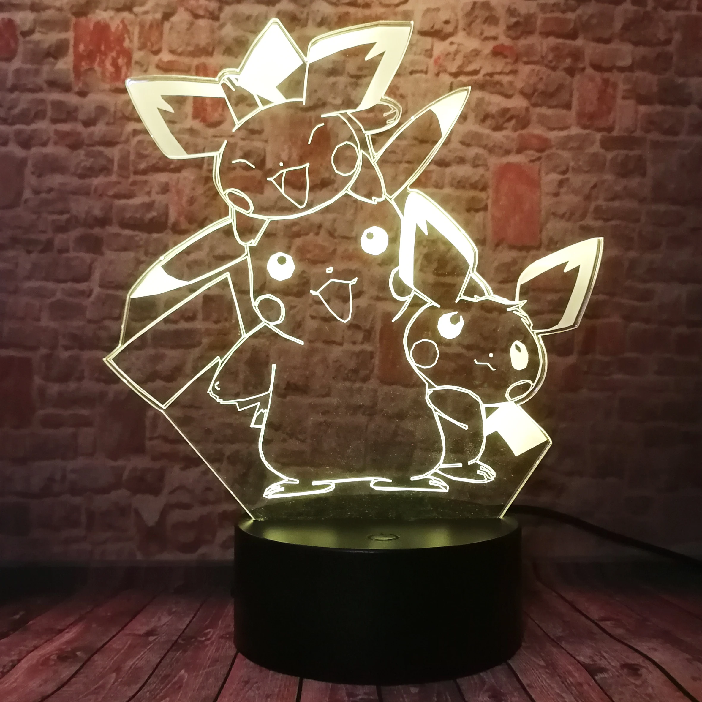 Веселая Игра Pokemon Pikachu Go фигурка семейная команда умная 7 цветов Usb сенсорный