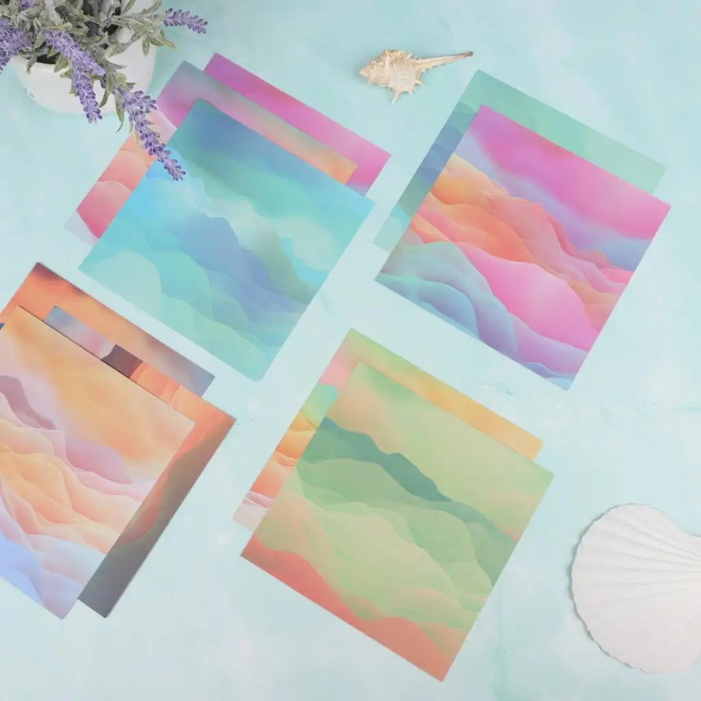 

Fresh Pattern Double-sided Scrapbooking Decorative Stickers DIY Craft Paper Creative Memo Journaling Scrapbooking Deco Memo