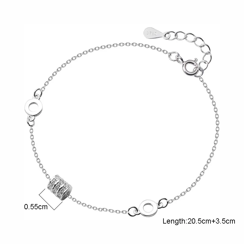 Trustdavis Аутентичные 925 стерлингового серебра милые Полые Круглые мерцающие CZ