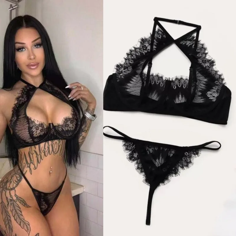 

Сексуальный бюстгальтер, трусики, комплект нижнего белья, Трусики с высокой талией, бюстгальтер без косточек, порно, нижнее белье, бюстгальт...