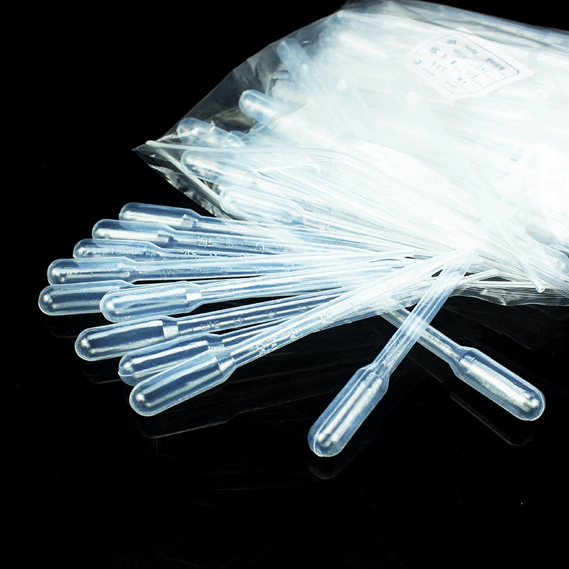 10 шт./компл. 3 мл лабораторные инструменты пипетки пластиковые одноразовые