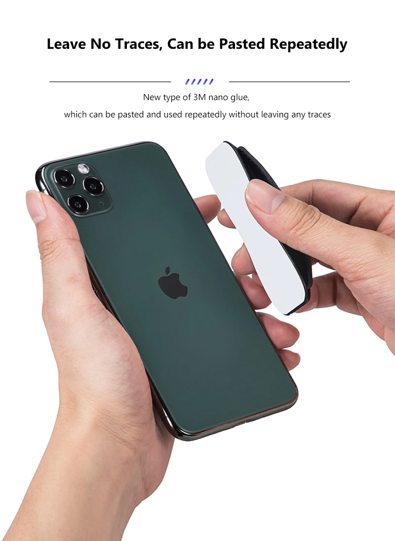 retractable hand strap ultra thin phone loop finger holder for iphone 11 12 13 pro phone finger holder mobile phone accessories free global shipping
