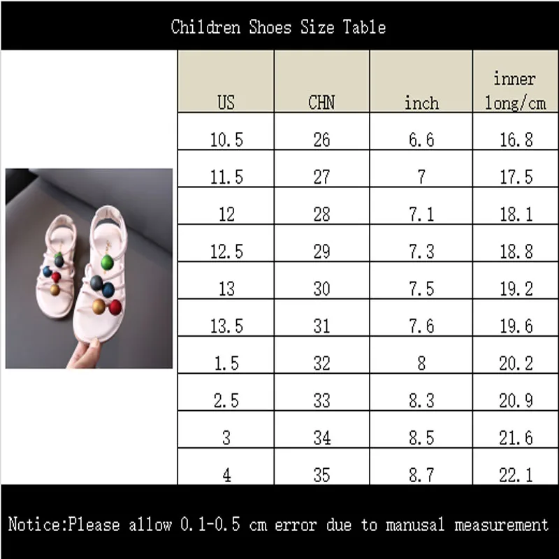 

Children's Shoes Girls Roman Shoes 2020 Summer New Children's Sandals Beaded Princess Shoes