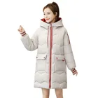 Новинка 2021, зимняя куртка, женский пуховик из хлопка, куртки Parker, Женская свободная утепленная верхняя одежда с капюшоном, женские парки, пальто