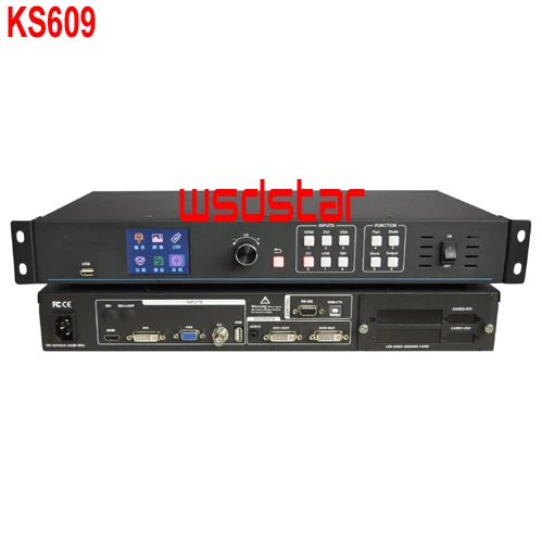 Светодиодный видеопроцессор KS609 вход USB/DVI/VGA/CVBS 1920*1200 светодиодный VX4U LVP300 KS600 Novastar