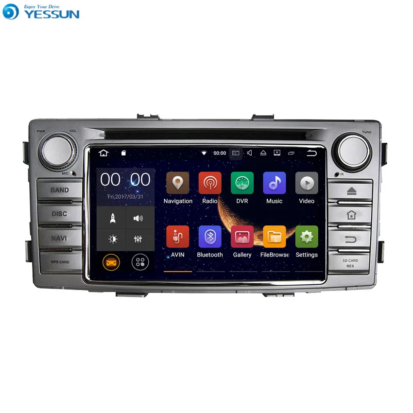 

Радио YESSUN Android, автомобильный DVD-плеер для TOYOTA Hilux 2012-2016, стерео радио, мультимедиа, GPS-навигация с Wi-Fi, Bluetooth, AM/FM
