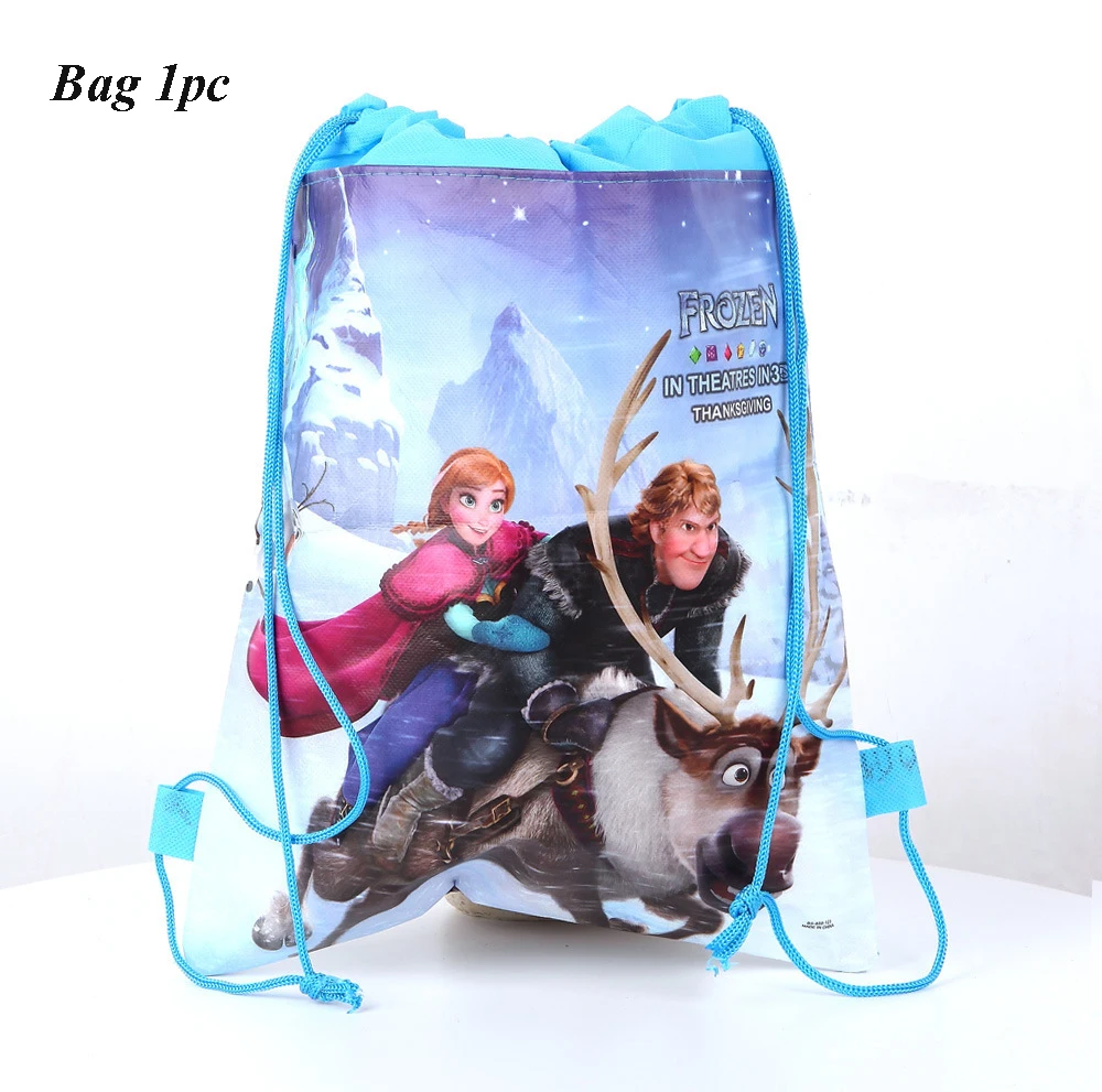 bag 1pc Дисней Холодное сердце принцесса Снежная королева тематическая вечеринка на день рождения украшения Детские вечерние принадлежности для девочек Декор Детский день рождения набор посуды - Color: bag 1pc