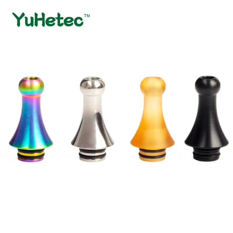 

510 Drip Tip 1PCS YUHETEC Longer Style Delrin Stainless Steel for Innokin ARES MTL RTA/Aspire Tigon Tank/kayfun lite 2019 MTL