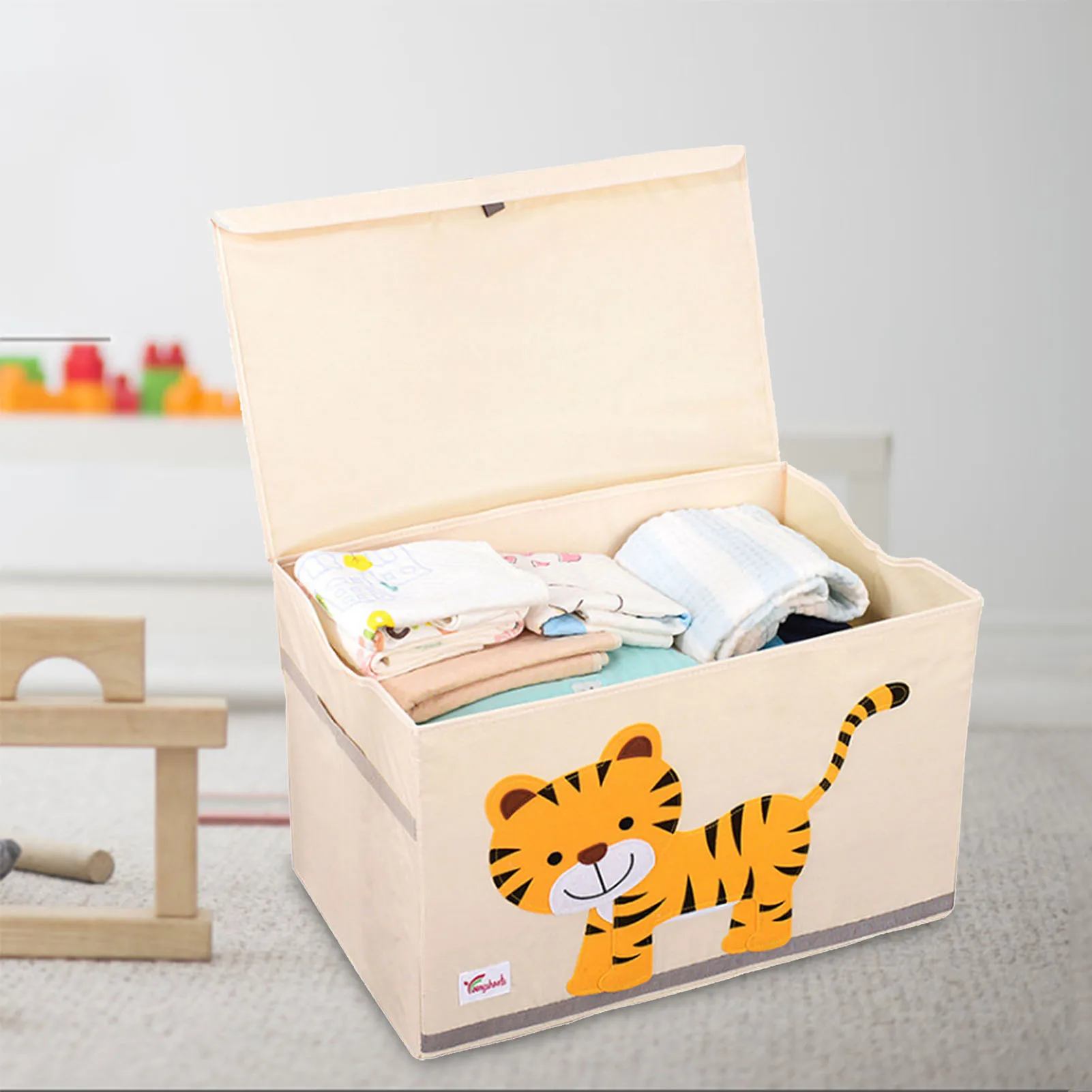 Складной ящик для хранения очень большой коробка одеял одежды мультяшный с