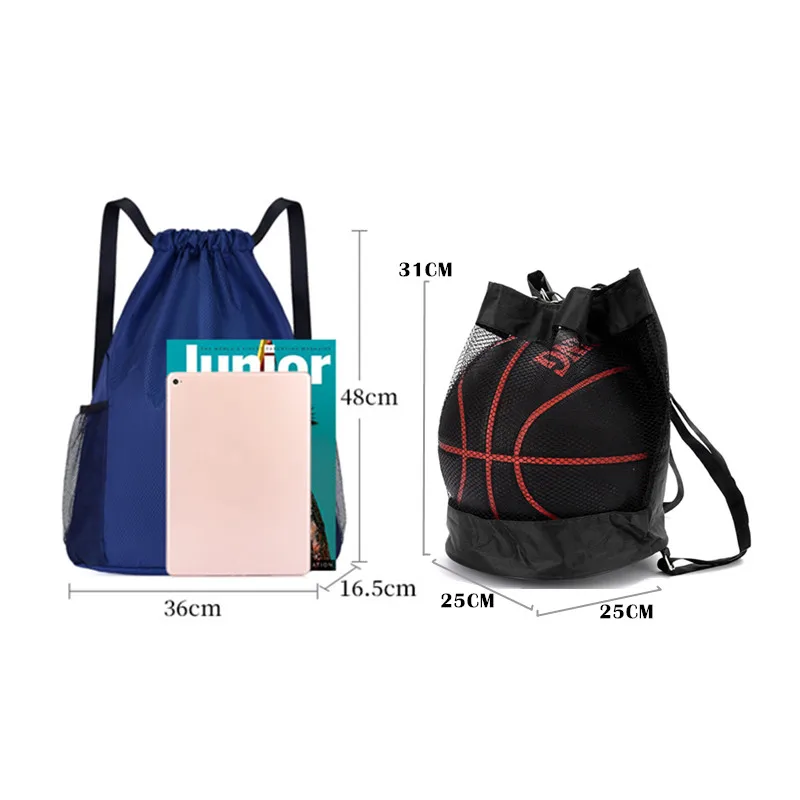 

Women's Bag Nylon Fitness Basketball Football Bolsas For Training Men's Shoulder Yoga Sports Backpack Travel Gym Sports Bag