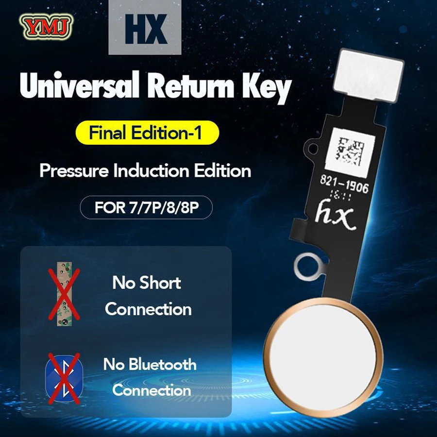 Новая Универсальная Кнопка HX home для iphone 7/7 plus/8/8 plus возврата только функция 7/8