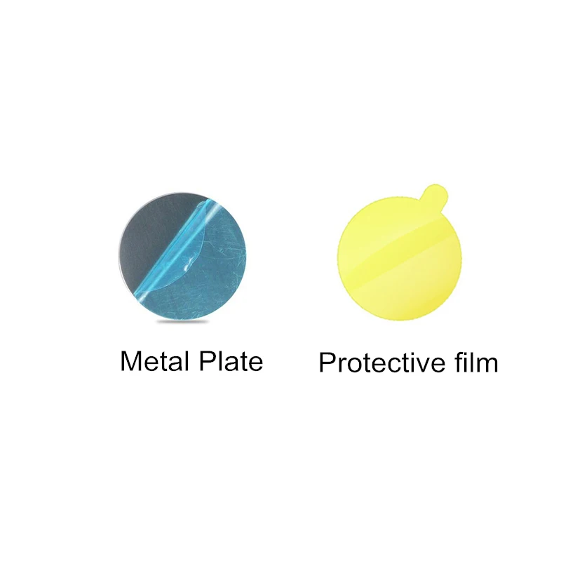 Only Metal Plate Металлический магнитный автомобильный держатель для телефона, мини Крепление на вентиляционное отверстие, Магнитная подставка для мобильного телефона для смартфонов iPhone XS Max Xiaomi в автомобиле - Цвет: Only Metal Plate
