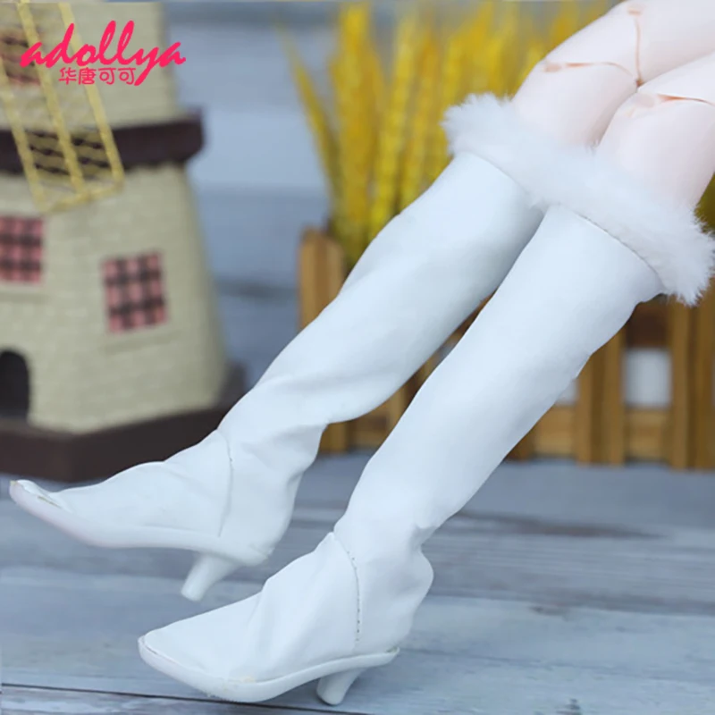 Adollya 1/3 обувь для кукол кожаные сапоги Игрушки девочек модные розовые синие белые