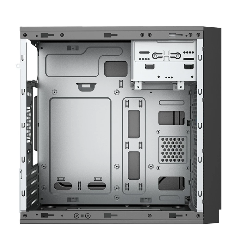 Корпус MiniTower Foxline FL-702 450W black (mATX 2xUSB2.0 450W) (FL-702-FZ450) | Компьютеры и офис