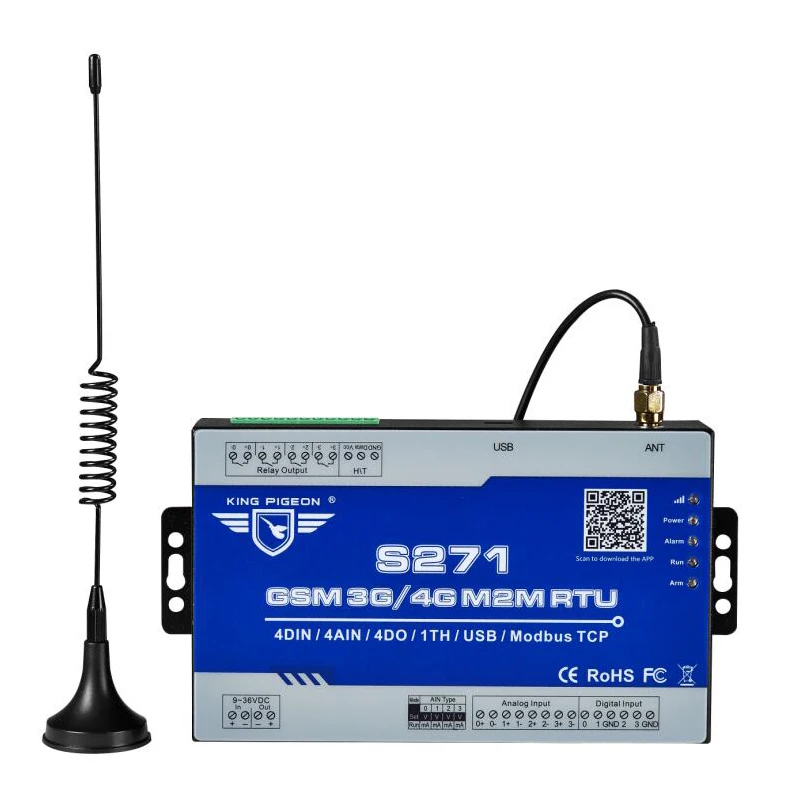 Контроллер управления SMS сигнализацией 3G M2M RTU беспроводной пульт ввода/вывода