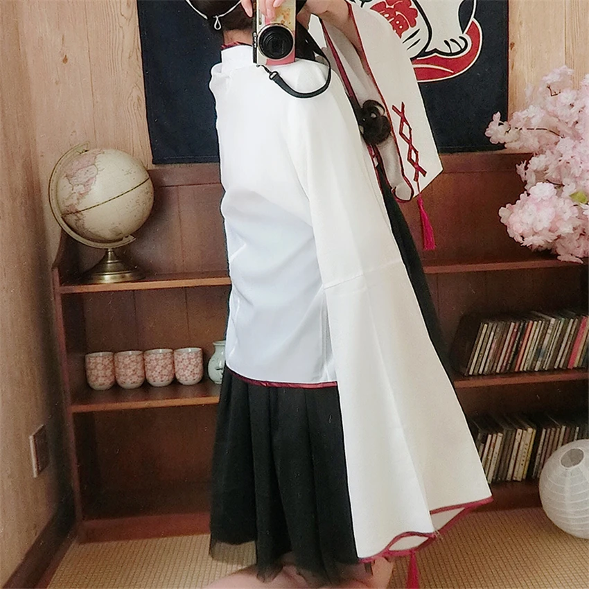 Женское кимоно с принтом журавлей летнее праздничное платье в японском