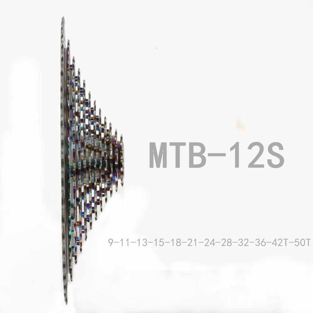 HIMALO MTB 11 скоростей 9-50T и 12 Скоростей 9-50T Сверхлегкий XD велосипедный кассета Радуга полный стальной горный велосипедный маховик звездочка