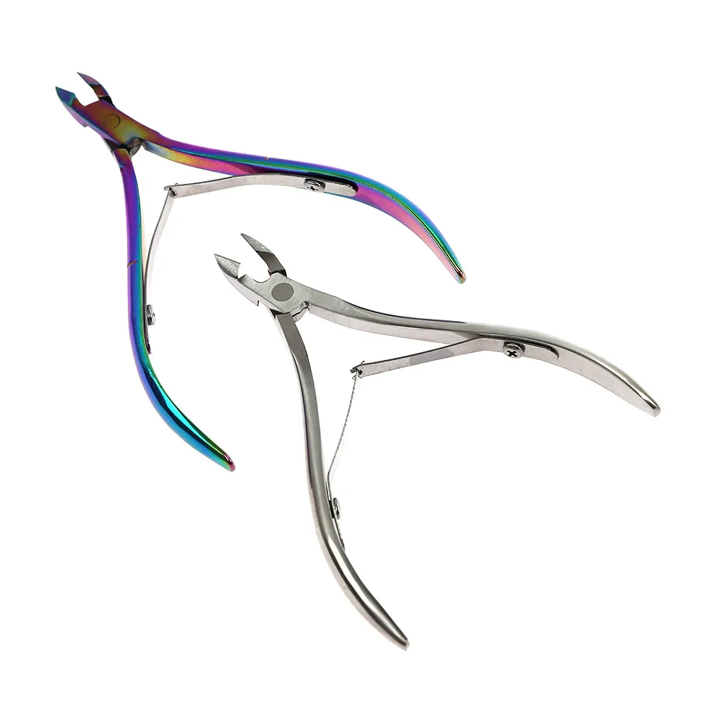 

Stainless Steel Nail Cuticle Scissors Manicure Nipper Clipper Dead Skin Remover Cutter Tweezer Pedicure Trim Eagle Beak Pliers
