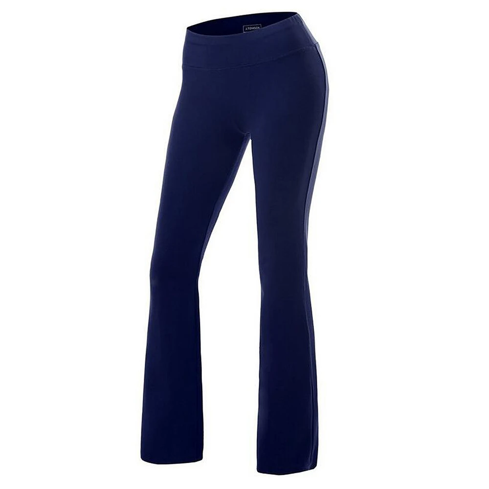 Yoga Pants Women Boot-Cut Yoga Pants Tummy Control Workout Casual Yoga Pants Breathable Workout Running Tights Sports Wear