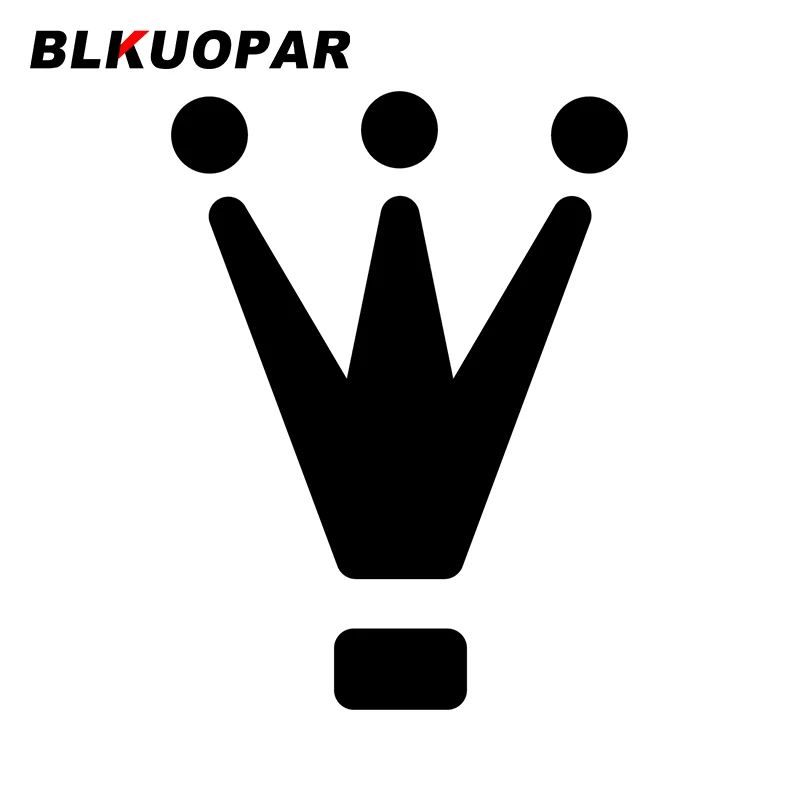 

Креативные виниловые наклейки BLKUOPAR для Короны, наклейки на машину, доска для серфинга, окно, водонепроницаемый холодильник, солнцезащитный ...
