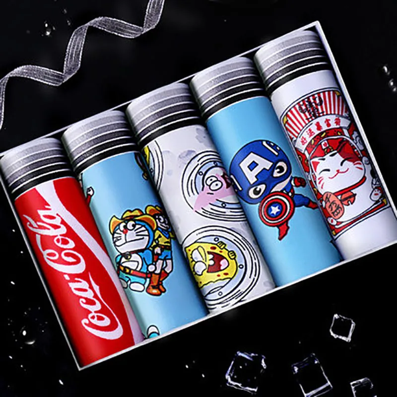 Трусы-боксеры мужские с мультяшным рисунком нижнее белье для подростков