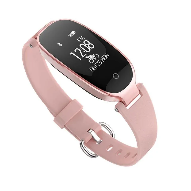 S3 Pink B79 женский умный Браслет фитнес-трекер PPG ECG кровяное давление двойной мониторинг сердечного ритма мониторинг сна напоминание о звонке PK S3 S3pro - Цвет: S3 Pink