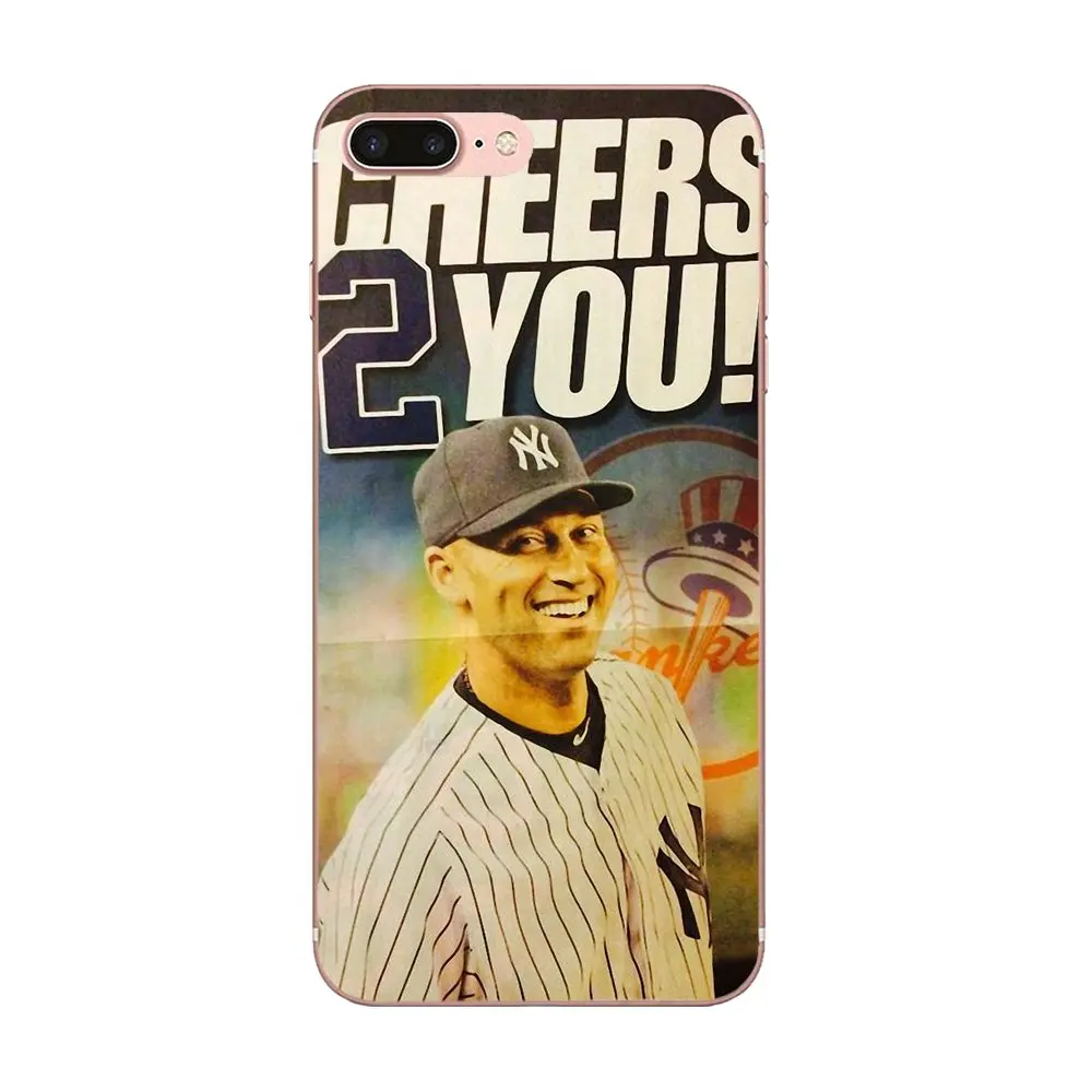 Мягкий модный чехол из ТПУ для Galaxy Grand A3 A5 A7 A8 A9 A9S On5 On7 Plus Pro Star 2015 2016 2017 2018 Derek Jeter