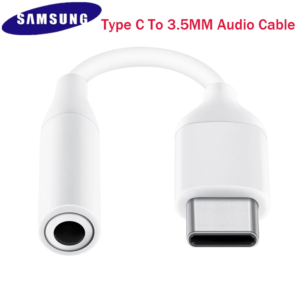 Original SAMSUNG Audio Cable Type C 3.5 Jack Earphone Cable 