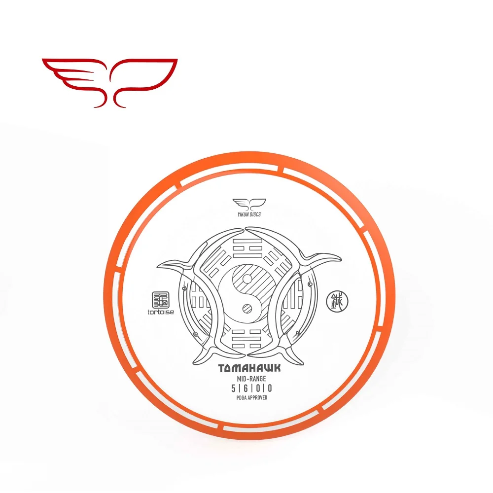 YIKUN диски PDGA одобренный диск для гольфа черепаха-линия среднего диапазона