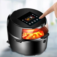 220v 1500w smart home hot big electric cooker airfryer deep digital 8l air fryer oven no oil 360%c2%b0baking led touchscreen nonstick