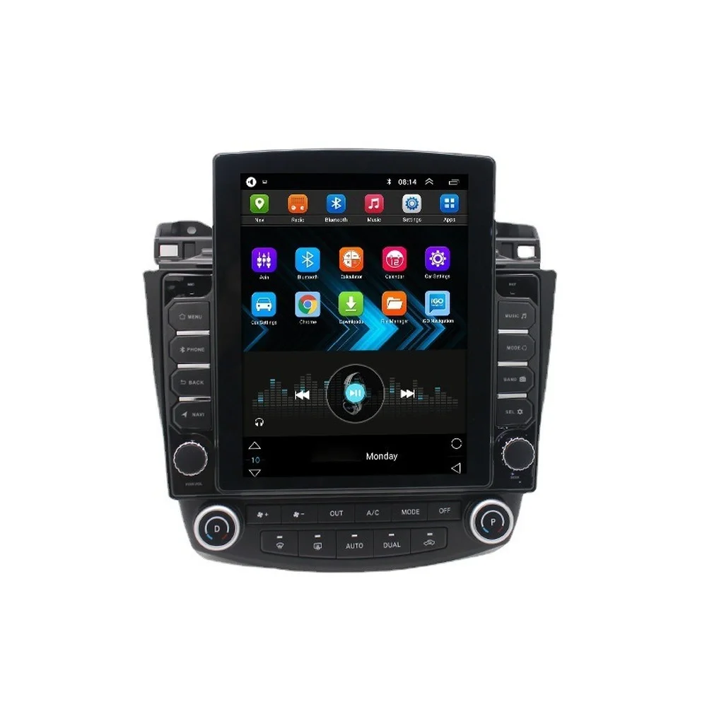 

For HONDA ACCORD Android Tesla Style Car GPS Navigation Auto Radio Stereo Multimedia Player With BT WiFi Mirror Link