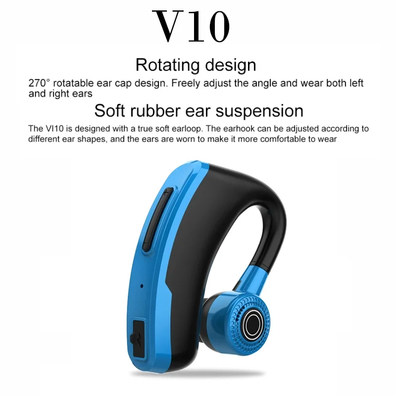 

Headphones Fone De Ouvido Bluetooth 5.0 Earpiece Handsfree Headset Business Wireless Earphone Earbud Earpiece With Mic Earphones