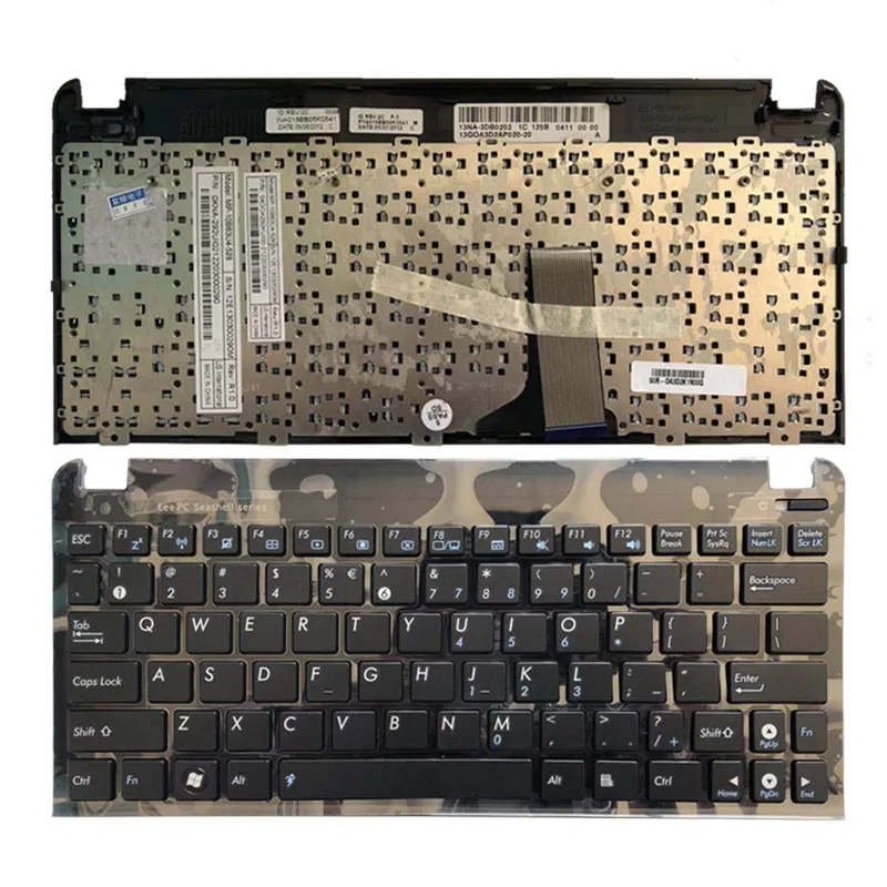 Клавиатура для ноутбука ASUS EeePC Sea Shell 1015 1015B 1011PX 1015P 1015PE 1015PED 1015PEM 1015TX MP-10B63SU-528 1015BX на