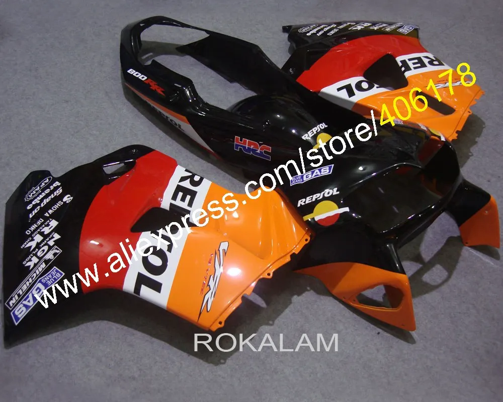 Высокая Класс ABS обтекатель для Honda VFR800 98 99 00 01 VFR 800 1998 1999 2000 2001 мульти-Цвет мотоцикл