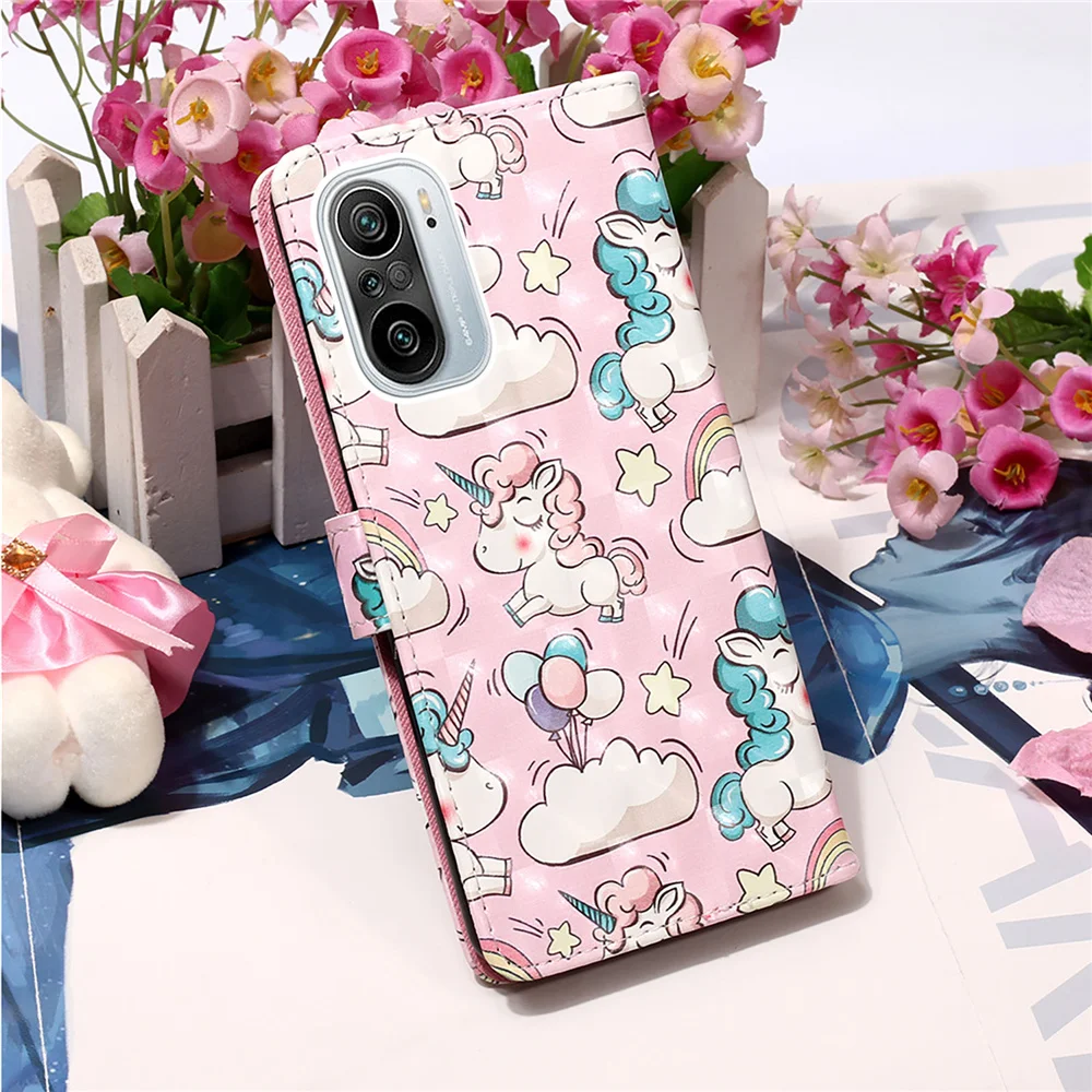 

Flip Phone Case for OPPO Realme C15 C11 6 Pro A52 A72 A92 Reno 3 4 Find X2 Lite Neo Fundas Luxury Painted Pattern Wallet Shell