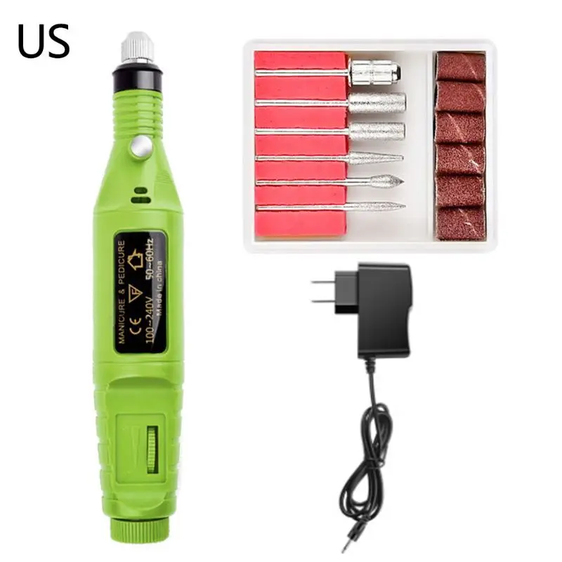 Электрическая дрель для ногтей машина маникюра и педикюра сверло полировки с