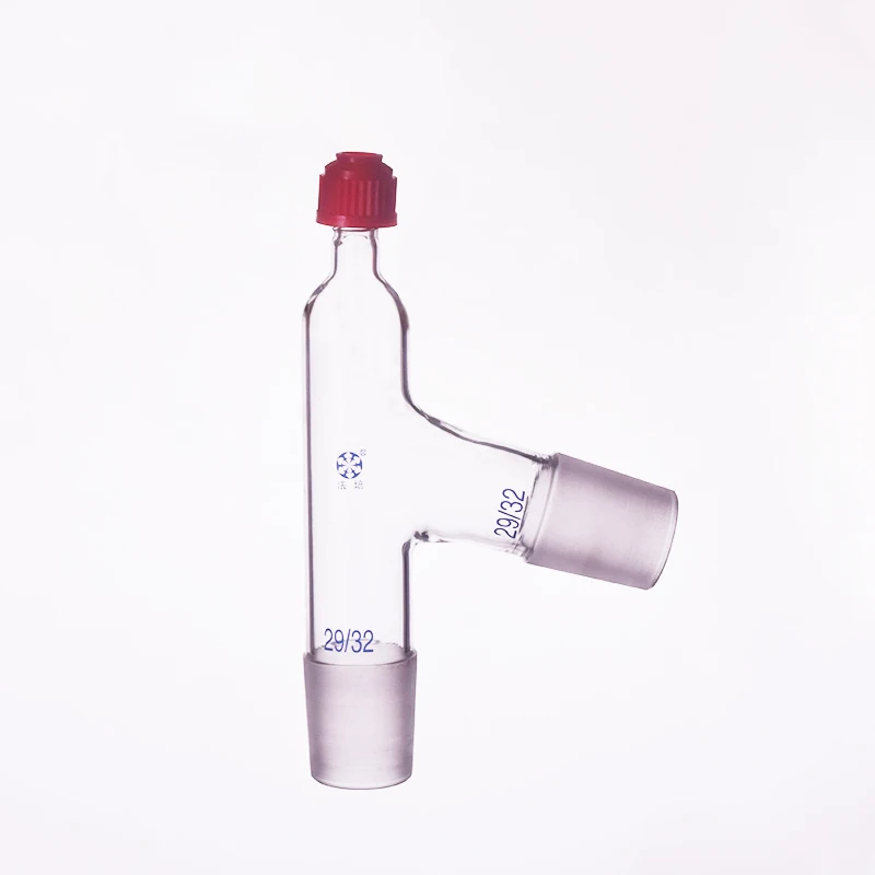 Ceny Adapter Destylacyjny, 75 Stopni Z Gwintem Chem, Złącze Dolne 29/32, Złącze Boczne 29/32, Głowica Destylacyjna śrubowa Z Nakrętką