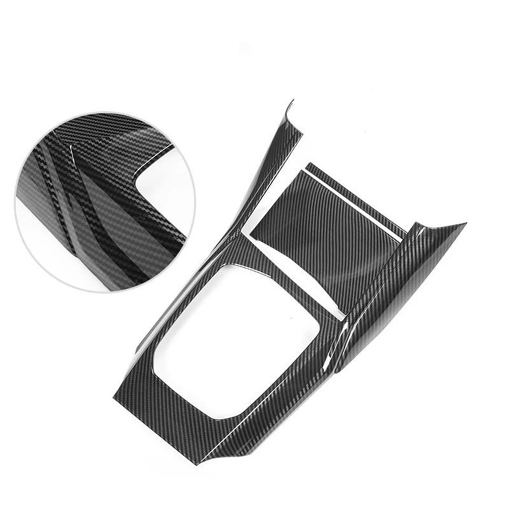 

For BMW 3 Series 325li 320li G20 G28 2020 Carbon Fiber Style Auto Center Control Gear Shift Panel Cover Trim Frame