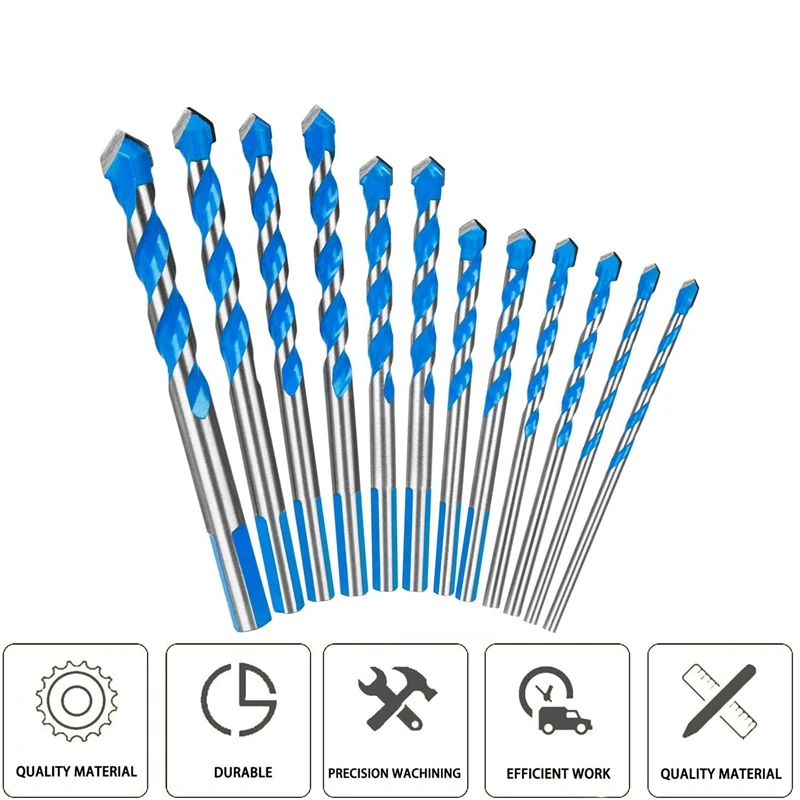 Акция! Набор сверл для каменной кладки твердосплавные твист-наконечники стен