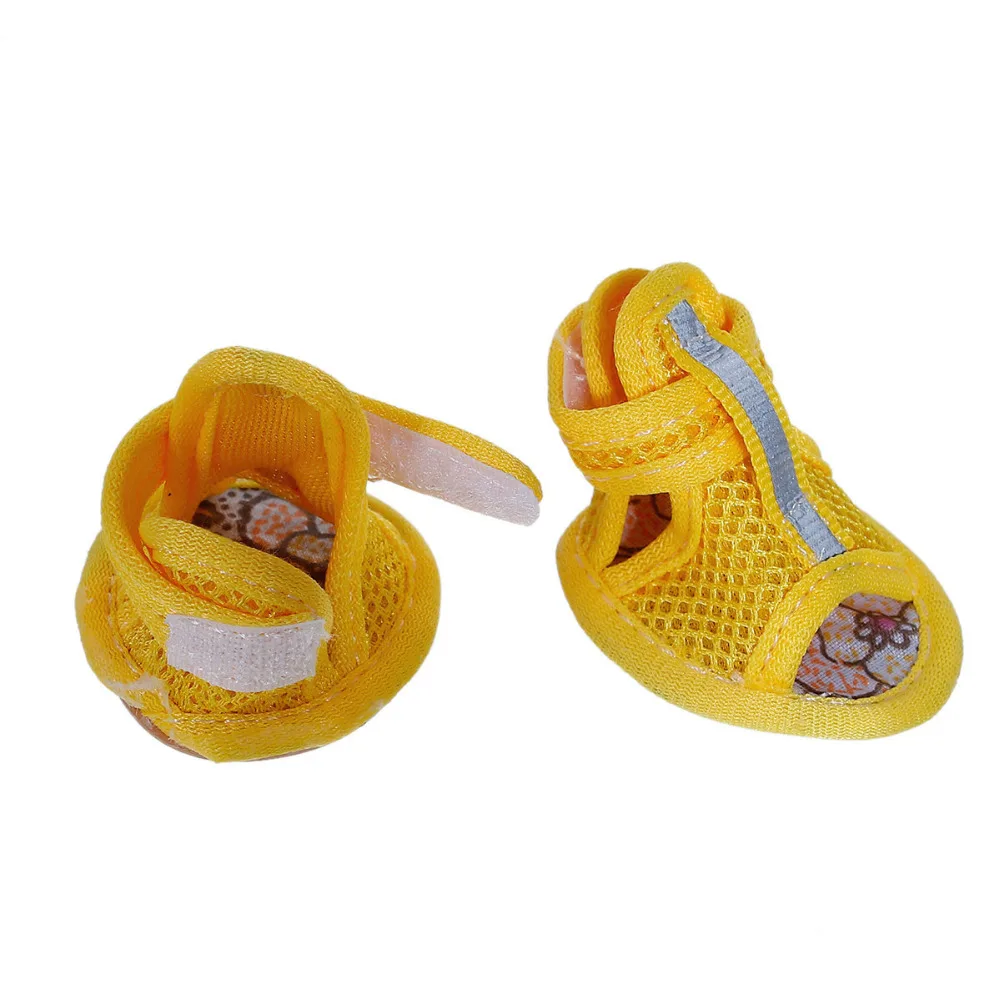 Повседневное противоскользящая обувь для собак в виде щенят ошейник маленьких