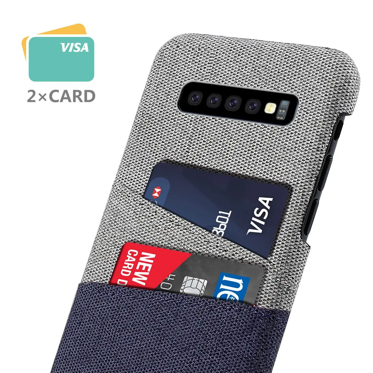 Чехол для Samsung S10 тонкий жесткий тканевый чехол телефона из ПК Galaxy A50 A51 A40 A30 A20 A10 S10e